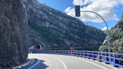 La obra ha supuesto el ensanchamiento de la vía. / Ministerio de Transportes y Movilidad Sostenible