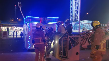 Los hechos tuvieron lugar sobre las 2:00 horas en el Recinto Ferial de Valdespartera. / Ayuntamiento de Zaragoza