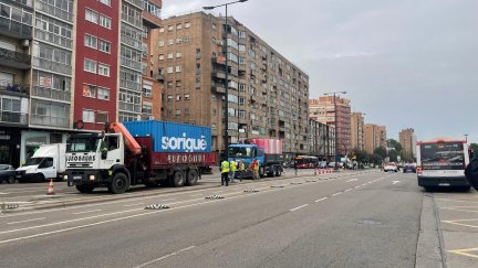 Han comenzado las obras de la segunda fase de remodelación de la avenida de Navarra. / Aragón TV