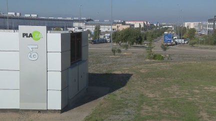 Zona en la que se construirá el nuevo acceso de Plaza. / Aragón TV
