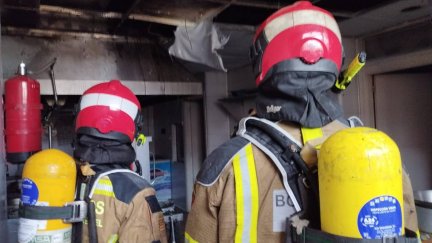 El incendio ha comenzado en la cocina del establecimiento. / DPT