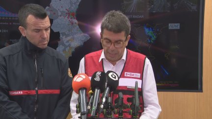 El presidente de la Generalitat Valenciana, Carlos Mazón, este jueves. / Aragón TV