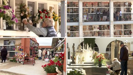 Los cementerios aragoneses amplían horarios y refuerzan servicios por Todos los Santos. / Aragón TV
