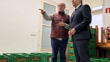 El refugio ya está preparado para acoger los alimentos y la solidaridad de los zaragozanos. / Ayuntamiento de Zaragoza