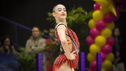 Imagen Alba Bautista en el Euskalgym. Web oficial campeonato