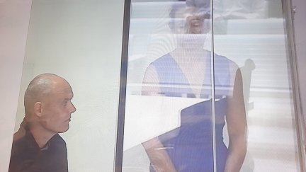Mikel Carrera Sarobe y Miren Itxaso Zaldúa en el juicio en la Audiencia Nacional por el asesinato del que fuera presidente del PP de Aragón, Manuel Giménez Abad. / Europa Press