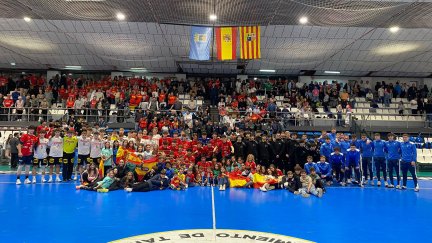 Imagen del final del torneo IV Naciones en Tarazona