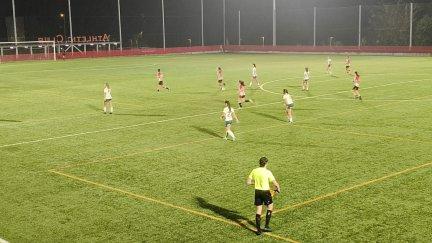 Imagen del duelo disputado este domingo del Zaragoza CFF.