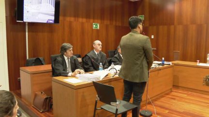 Comienzo del juicio este lunes en la Audiencia de Zaragoza. / Aragón TV