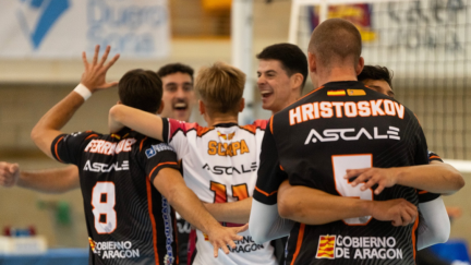 Foto facebook Pamesa Teruel Voleibol partido ante Mellilla