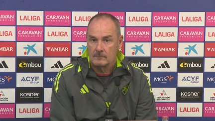 Víctor Fernández, durante su comparecencia de este sábado.