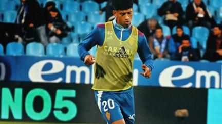 Imagen del partido disputado este domingo.