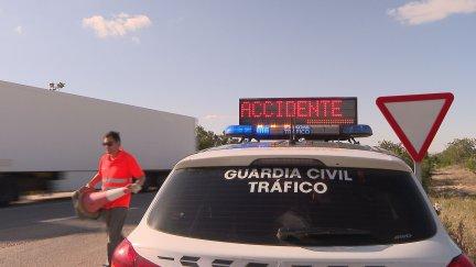 Las distracciones son la principal causa y un alto porcentaje de las víctimas no llevaba el cinturón puesto. / Aragón TV