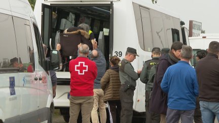 Diez personas fallecieron este viernes en el incendio de la residencia de Villafranca de Ebro. / Aragón Press