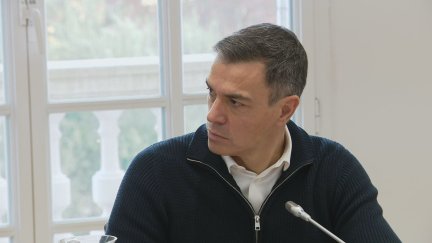 Pedro Sánchez en el último Consejo de Ministros./ Aragón TV