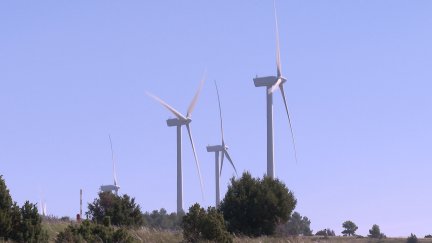 Parque eólico. / Aragón TV