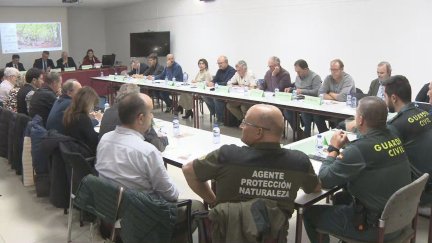 Reunión del patronato del Parque Nacional de Ordesa y Monte Perdido que se ha celebrado este martes. / Aragón TV