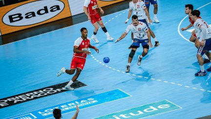 Un momento del partido ante el Granollers