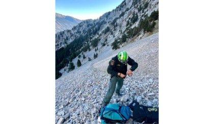 La Guardia Civil en la zona donde se encontró la granada. / Guardia Civil
