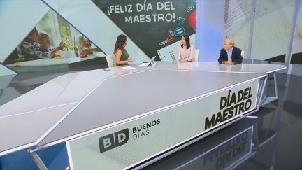 El programa Buenos Días de Aragón TV ha celebrado el Día del Maestro. / Aragón TV