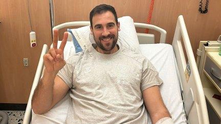 Carlos Molina, tras su intervención.