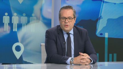 Carlos Ortas durante su intervención en Aragón TV. / Aragón TV