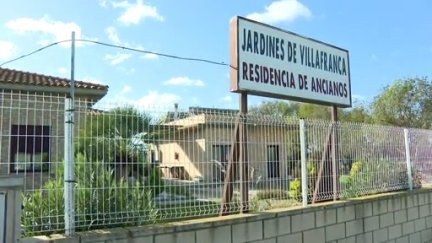 La residencia incendiada una semana después del accidente. / Aragón TV