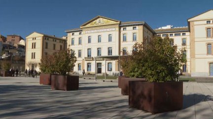 La antigua Residencia de Niños será la sede del Grado de Medicina en Huesca. / Aragón TV