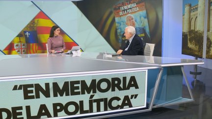 José Ángel Biel este jueves en el plató del programa Buenos Días. / Aragón TV