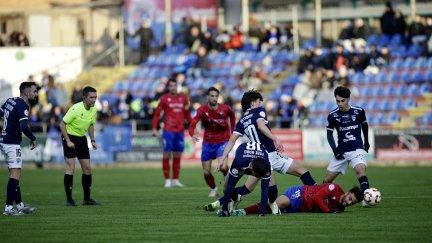 Imagen del encuentro en Pinilla. Foto: Utebo FC