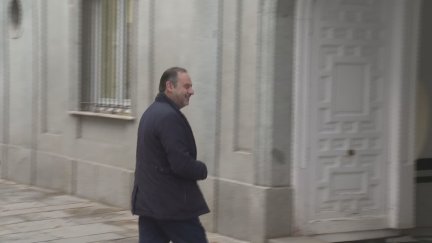 Entrada del exministro José Luis Ábalos en el Tribunal Supremo./ Aragón TV