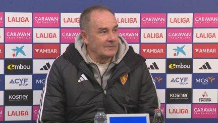 Víctor Fernández en la rueda de prensa previa al partido ante Eibar