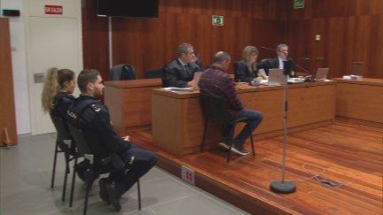 Miguel Ángel Santiago, condenado a 25 años y nueve meses de cárcel por el asesinato de su expareja. / Aragón TV