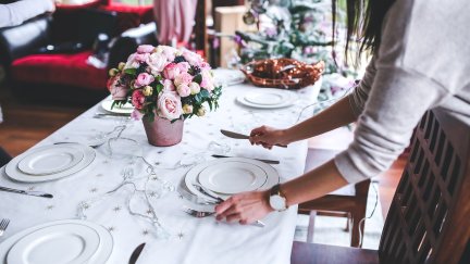 Mesa de Navidad. / Pixabay