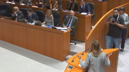 Sesión de control al Gobierno en las Cortes de Aragón. / Aragón TV
