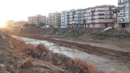 El barranco del Poyo a su paso por Paiporta (Valencia). / Europa Press