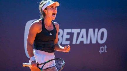 Irene Burillo durante un torneo.