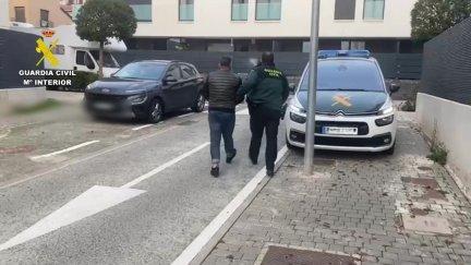 Uno de los detenidos en la operación Meletec. / Guardia Civil