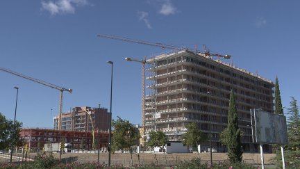 Vivienda en construcción. / Aragón TV