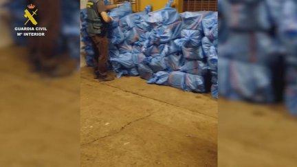 Parte de la droga incautada. / Guardia Civil