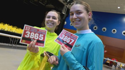 En Zaragoza ha habido récord de participación con 5.000 inscritos. / Aragón TV