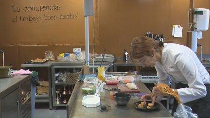 Cocina del restaurante la Hospedería El Batán. / Aragón TV