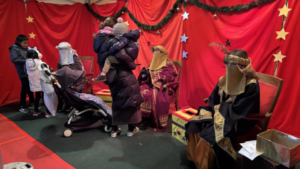 Los pajes de los Reyes Magos en Huesca. / Europa Press