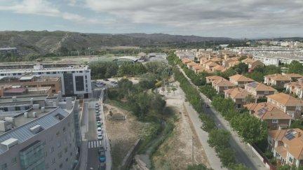 Imagen aérea de Cuarte de Huerva. / Aragón TV