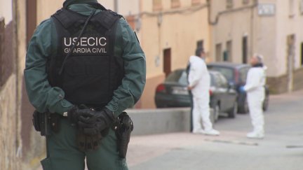 Investigación en el lugar del suceso./ Aragón TV