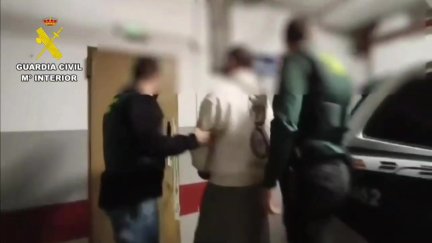 Uno de los detenidos en la operación 'Metal Clane'. / Guardia Civil
