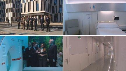 Visita de Jorge Azcón y Natalia Chueca a las instalaciones de nuevo Hospital Quirónsalud Zaragoza. / Aragón TV
