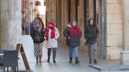 Aemet eleva a naranja la alerta por frío en Albarracín-Jiloca y en la Ibérica. / Aragón TV