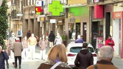 El pequeño comercio oscense es el que peor índice de satisfacción presenta. / Aragón TV