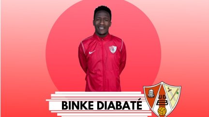 Binke Diabaté, nuevo jugador de la UD Barbastro.